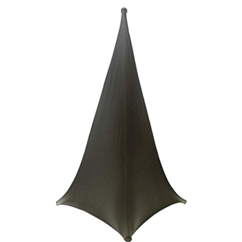 Ibiza lycra-stand-1.2 m-bk Stoff dekorativ Lycra ausziehbar, 1,2 m