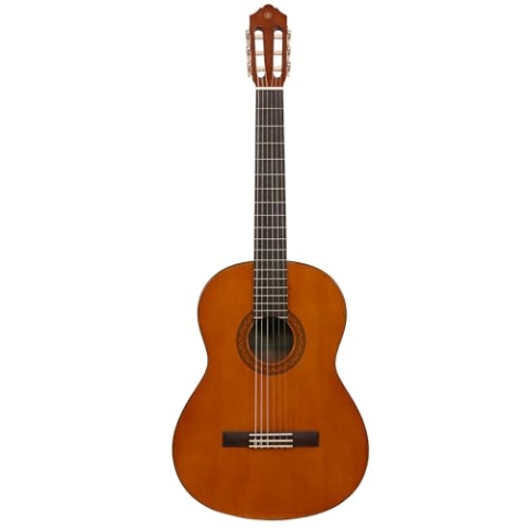 Yamaha C40III Konzertgitarre – 4/4 Holzgitarre (65 cm, 25 9/16” Mensur), 6 Nylonsaiten, für Anfänger – Natur