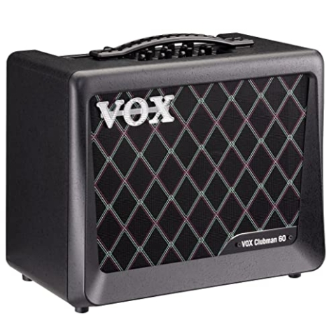 Vox Clubman 60-50W Combo-Verstärker für Semi/Fully Hollow Body Gitarren – 2 Kanäle mit Nutube Vakuum Technologie – Schwarz