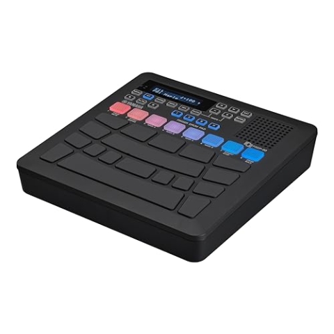 Yamaha FGDP-50 Finger Drum Pad – Elektronisches Drum Pad Mit Ultra-Sensitiven Pads, 48 Preset-Kits, 1.500 Voices, Integriertem Lautsprecher, USB MIDI/Audio, Wiederaufladbarem Akku Und AUX-In
