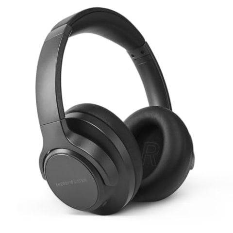 Energy Sistem Silent ANC Kopfhörer mit Geräuschunterdrückung (Hybrid ANC, recycelter Kunststoff, Bluetooth 5.3, 100 Stunden Akku, Quick Charge)
