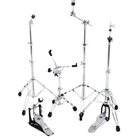 Gibraltar Hardware Pack 5700PK, Snare Ständer, Hi-Hat Ständer, Galgenbeckenständer, gerader Beckenständer, Single Pedal