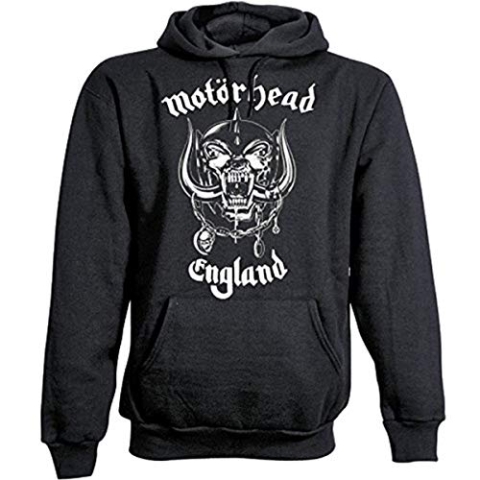 Motorhead Herren England Hoodie Gr. M, Schwarz