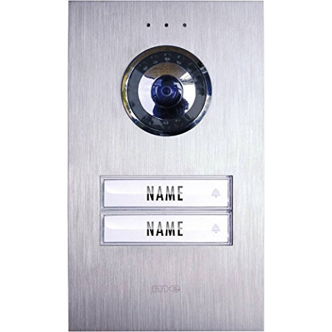 m-e modern-Electronics 515960 Video-Türsprechanlage VDV 620 Compact 2 Familien kabelgebunden