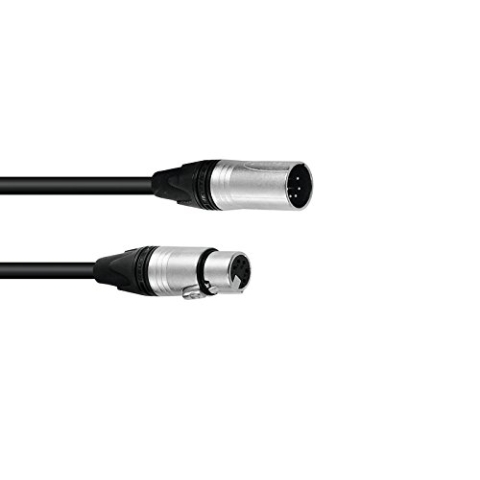 PSSO DMX Kabel XLR 5pol 10m sw Neutrik | Hochwertiges DMX-Kabel