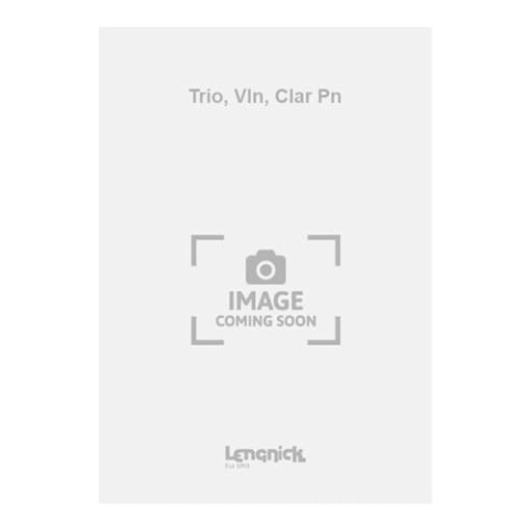 Robert Still-Trio, Vln, Clar Pn-Violin, Clarinet & Piano-BOOK