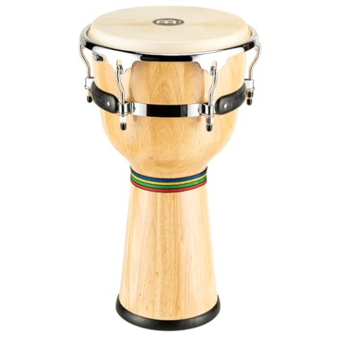 Meinl Percussion DJW3NT Wood Djembe, Floatune Series 30,48 cm (12 Zoll) Durchmesser, natural