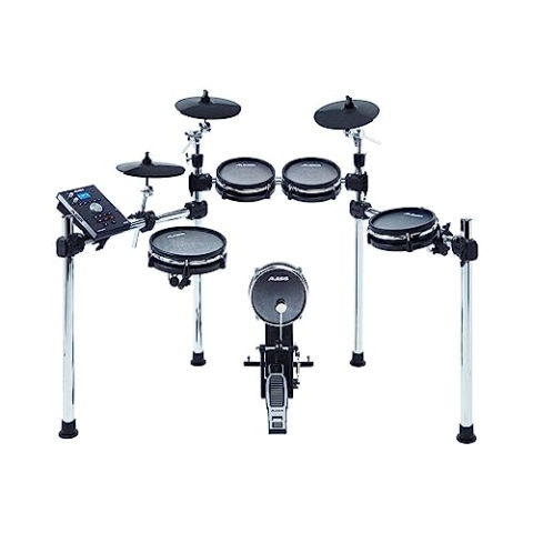 Alesis Command Mesh Kit - 8-teiliges Mesh-E-Drum-Set mit mehr als 600 elektronischen / akustischen Drum-Kits und Drum-Lektionen von Melodics