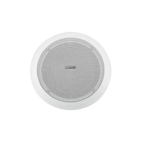 OMNITRONIC CS-6 Deckenlautsprecher weiß | 6,5" Breitband-Einbaulautsprecher, 100 V, 5 W RMS
