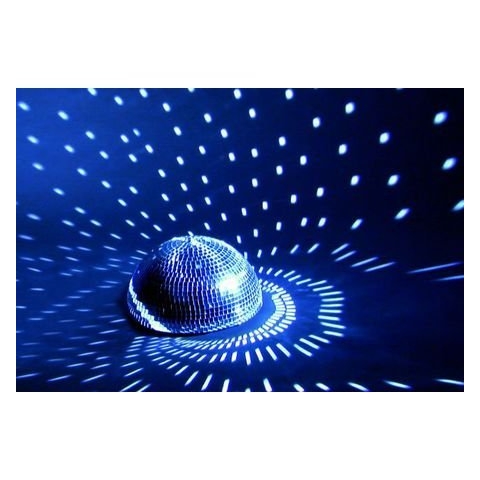 Showtec – Mirrorball halb, 30 cm, mit Motor, 60401