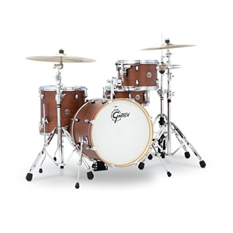 Gretsch Schlagzeug-Set, CT1J484SWG, 2014, Catalina Club, Jazz, 4-teiliges Trommel-Set, Satin-Wallnussglasur