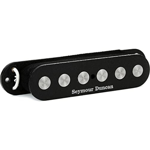 Seymour Duncan SSL-4-RWRP Single Series Viertelpfund-Flachsaite ohne Kapuzenmikrofon für E-Gitarre Schwarz