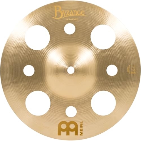 Meinl Cymbals Byzance Vintage Trash Splash 10 Zoll (Video) Schlagzeug Becken (25,40cm) B20 Bronze, Sandgestrahltes Finish (B10TRS)