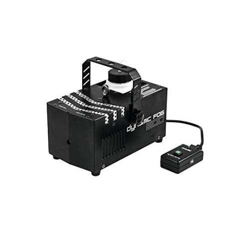 Eurolite Dynamic Fog 600 Nebelmaschine | Kompakte Nebelmaschine mit 600-W-Leistung mit Kabelfernbedienung | Ideal zur Inszenierung von Licht- und Laserstrahlen