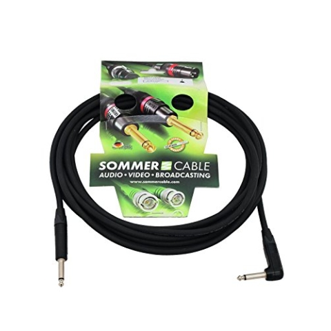 SOMMER 30227522 Klinkenkabel (6,3 mono, 6 m) schwarz