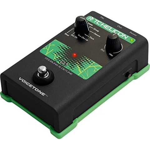 TC Helicon VOICETONE D1 Stompbox mit einem Knopf für realistische Stimmverdopplungseffekte