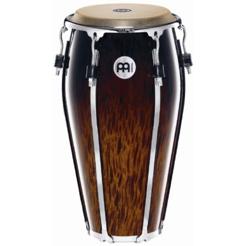Meinl Percussion FL12BB Wood Conga, Floatune Series, 30,48 cm (12 Zoll) Durchmesser (Conga), brown burl