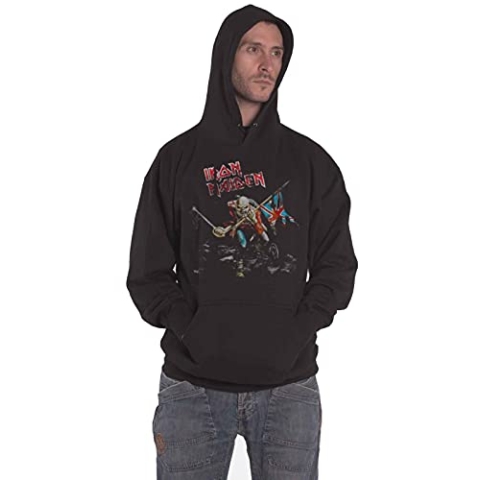 Iron Maiden Herren The Trooper Hoodie, Schwarz, Größe XL
