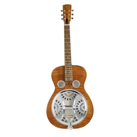 Epiphone DWHOUNDLX Dobro Hound Dog Deluxe Round Neck Resonatorgitarre Vintage Brown