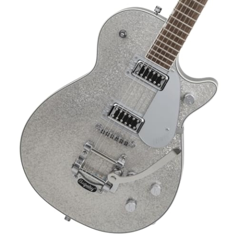 Gretsch G5230T Electromatic Sparkle Jet FT Single-Cut Bigsby Silver Sparkle - Single Cut E-Gitarre
