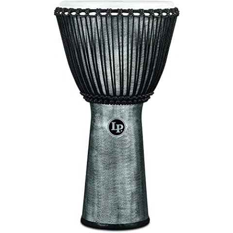 LP Latin Percussion Djembe World Beat FX Rope Tuned 11" Grau LP724G