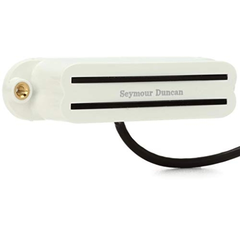 Seymour Duncan SHR-1N-W Humbucker Single Size Hot Rails Strat Pickup für E-Gitarre Weiß