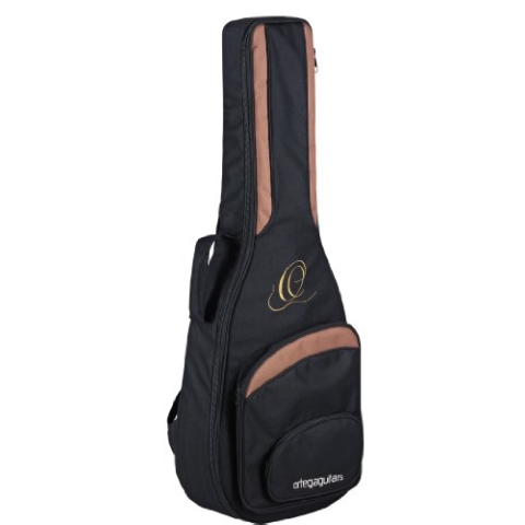 Ortega Guitars Pro Series Bag - 3/4 Klassische Gitarren Tasche - Höhe 94,62 cm - Breite 35,88 cm - Breiter Halsgurt - Schultergurte - Nylon, Schwarz (ONB34)
