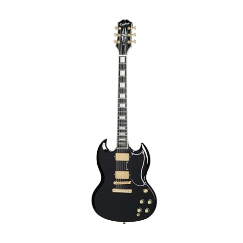 Epiphone SG Custom Ebony - Double Cut Modelle