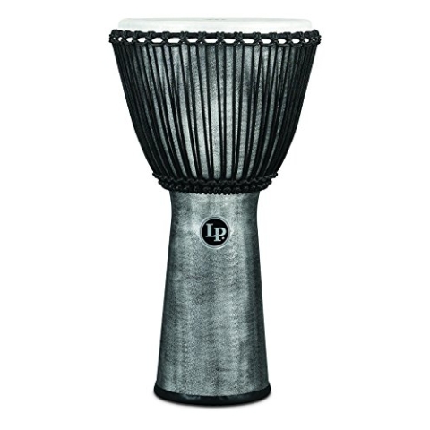 LP Latin Percussion Djembe World Beat FX Rope Tuned 12.5" Grau LP725G