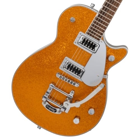 Gretsch G5230T Electromatic Sparkle Jet FT Single-Cut Bigsby Gold Sparkle - Single Cut E-Gitarre