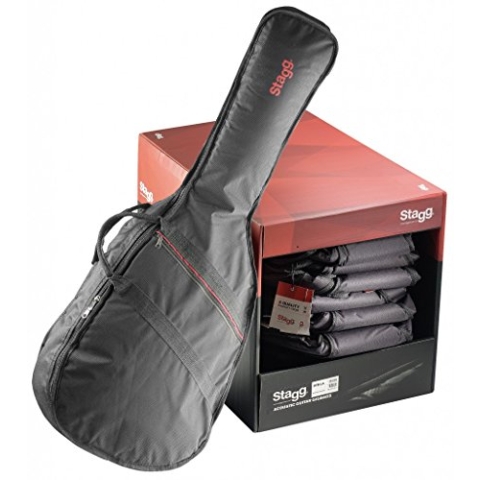 Stagg stb-la10 C Pack Gepolsterte Gig Tasche für Klassische Gitarre, 10 Stück