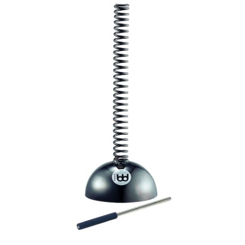 Meinl Percussion Bill Saragosa Bowl - Artist Series - Helix Bowl mit Stahlwendel - Inklusive Metallschlägel - Stahl, Schwarz (BOWL)