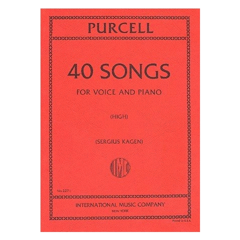 40 Songs for Voice and Piano