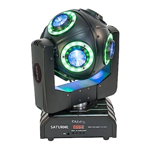 IBIZA SATURNE Effekt LED Moving Head