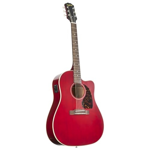 Epiphone Inspired by J-45 EC Aged Wine Red - Westerngitarre
