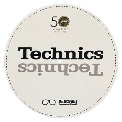Dr. Suzuki X 12" 50th Limited Edition, white - Slipmat für Plattenspieler