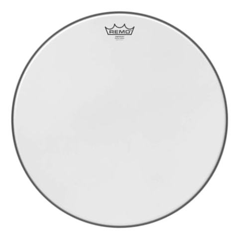 Remo White Suede Emperor 18''