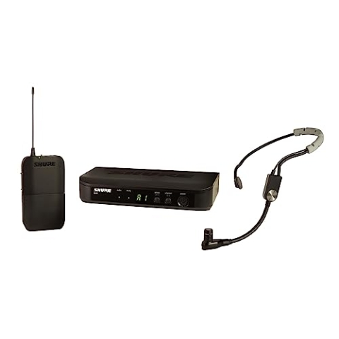 Shure BLX14/SM35 UHF Wireless-Mikrofonsystem - Perfekt für Redner, Künstler - 14 Stunden Batterielaufzeit, 100m Reichweite | Enthält SM35 Headset-Mikrofon, Einzelkanal-Empfänger | S8 Band