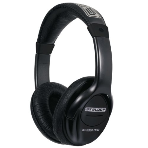 Reloop RH-2350 PRO MK2 | Professioneller DJ-Kopfhörer in klassischer Bauweise, sehr gute Klangqualität, exzellenter Tragekomfort, Sehr hohe Ausgangsleistung dank leistungsstarker 40-mm-Dynamik-Treiber