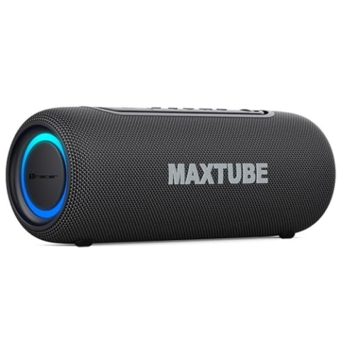 Tracer MaxTube Tragbarer Bluetooth-Lautsprecher, Schwarz, 20 W