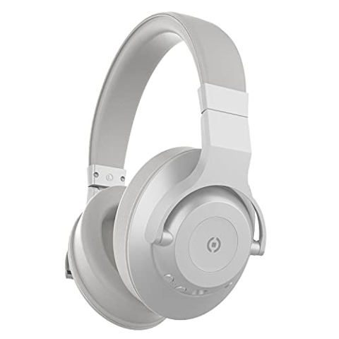 Celly ULTRABEATANCSV, Over Ear Bluetooth-Kopfhörer mit aktiver Geräuschunterdrückung, große kabellose Kopfhörer mit integriertem Mikrofon, 16 Stunden Laufzeit, faltbar