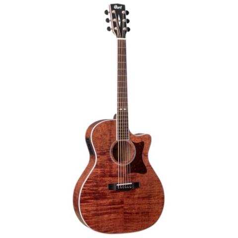 Cort GA5F-FMH – Elektroakustische Gitarre, Serie Grand Régal, offenporig