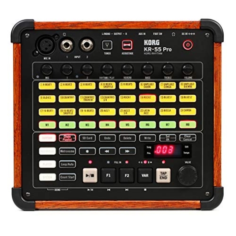 KORG Rhythm KR55 Pro, Drum- und Percussion-Rhythmusmaschine, Schlagzeug-Groove-Maschine mit Aufnahme- und Mixer-Funktion