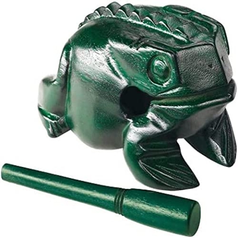Nino Percussion NINO516GR Holzfrosch Güiro 22 cm (8,5 Zoll) Größe XL