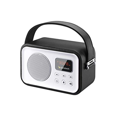 Sunstech RPBT450BK Retro Bluetooth Radio schwarz