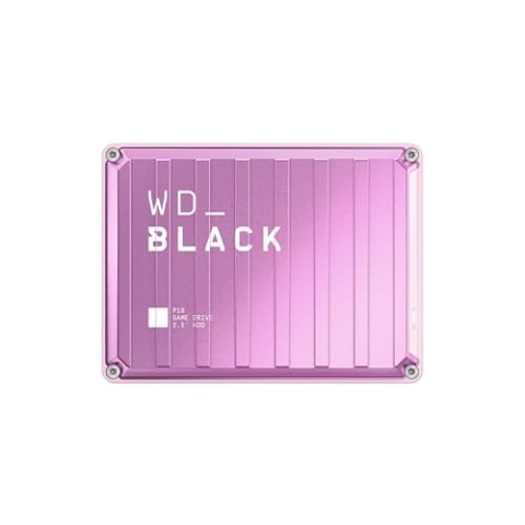 WD_BLACK P10 Game Drive 4 TB externe Festplatte (mobile und robuste High-Performance-Festplatte, für Konsole und PC, bis zu 150 Spiele speichern, mit 1-monatiger Mitgliedschaft bei Discord Nitro) Rosa