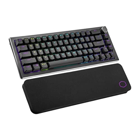 Cooler Master CK-721-GKTM1-US, BT/2,4GHz/USB-C, TTC Brown Switch, RGB LED, US Layout, Gaming-Tastatur, schwarz,