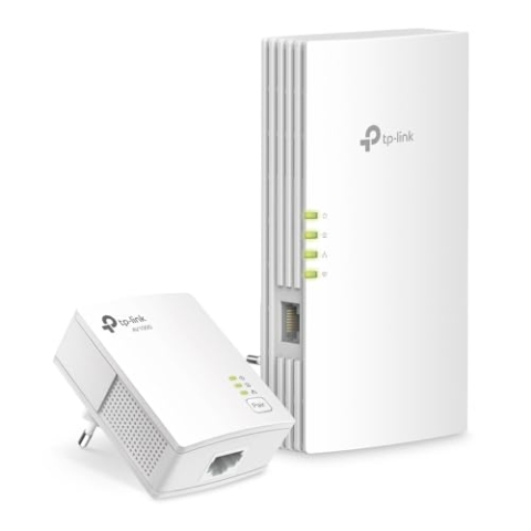 TP-Link TL-WPA7817 KIT AV1000&AX1500 Mbps, Gigabit Ethernet, Hohe Leistung in 4K Video und Online-Gaming, Unterstützung EasyMesh, Plug & Play, Powerline Adapter Kit