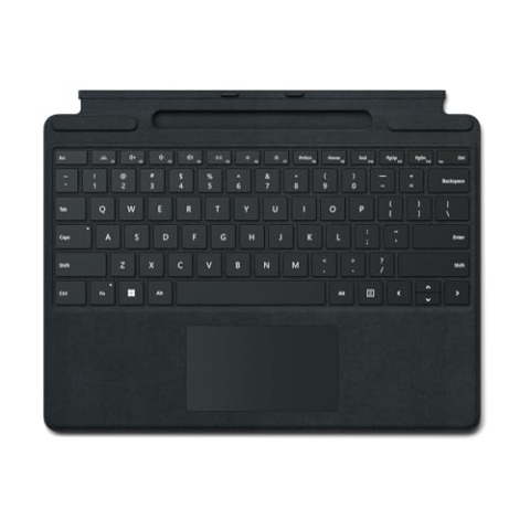 Microsoft Surface Pro Signature Keyboard Schwarz Cover Port QWERTY Nordisch