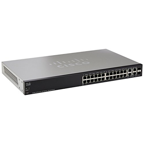 Cisco SF300 – 24PP 24-Port 10/100 PoE +